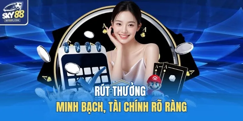 Rút thưởng minh bạch, tài chính rõ ràng